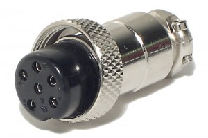 MIC CONNECTOR 6-PIN FEMALE