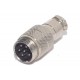 MIC CONNECTOR 6-PIN MALE