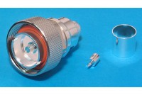 7/16 COAXIAL RF CONNECTOR MALE CRIMP FOR LMR500 CABLE