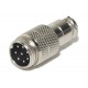 MIC CONNECTOR 8-PIN MALE