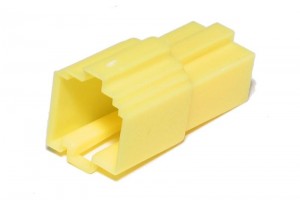 Mini-ISO CAR RADIO SOCKET YELLOW