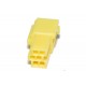 Mini-ISO CAR RADIO SOCKET YELLOW