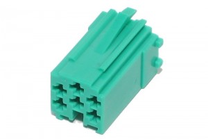 Mini-ISO CAR RADIO CONNECTOR GREEN