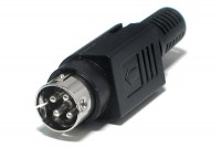 MINIDIN 4 PIN MALE POWER CONNECTOR