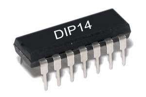 TTL-LOGIC IC NAND 7412 DIP14