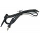 TEST LEAD WITH HOOK BLACK 1,3m