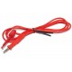 TEST LEAD WITH HOOK RED 1,3m