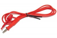 TEST LEAD WITH HOOK RED 1,3m