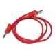 4mm BANANA TEST LEAD RED 0,95m