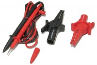 SAFETY TEST LEAD SET WITH CROCODILE CLIPS