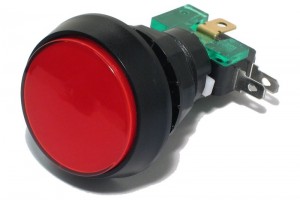 MICRO SWITCH WITH LARGE BUTTON AND RED 12V LED LIGHT