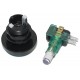 MICRO SWITCH WITH LARGE BUTTON AND BLUE 12V LED LIGHT