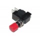 PUSH BUTTON MICROSWITCH Ø13mm RED