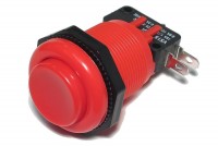 LARGE PUSH BUTTON MICROSWITCH SPDT RED