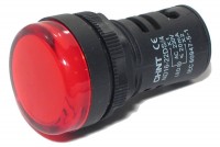 LED INDICATOR LIGHT Ø22mm 230V RED