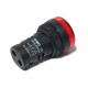 LED INDICATOR LIGHT Ø22mm 230V RED