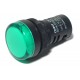 LED INDICATOR LIGHT Ø22mm 230V GREEN