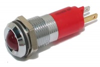10mm LED INDICATOR LIGHT 12V RED