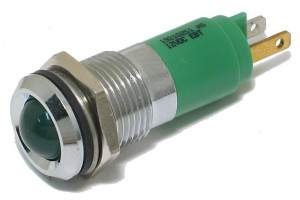 10mm LED INDICATOR LIGHT 12V GREEN