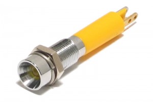 3mm LED INDICATOR LIGHT 12V YELLOW