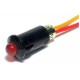 5mm LED INDICATOR LIGHT 12V RED WITH WIRES