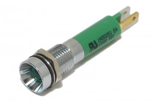 5mm LED INDICATOR LIGHT 24V GREEN