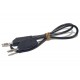 4mm TEST LEAD BLACK 0,5m