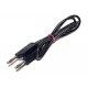 4mm TEST LEAD BLACK 1m