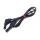 4mm SAFETY TEST LEAD BLACK 1m