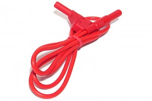 4mm SAFETY TEST LEAD RED 1m