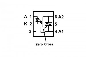 OPTOCOUPLER MOC3041 DIP6