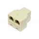 RJ11-ADAPTER 3x FEMALE