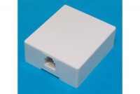 RJ12 WALL MOUNT BOX (6P6C)