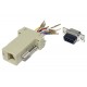 D-LIITIN ADAPTERIRASIA RJ45 (8P8C) / D9 NAARAS