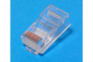 RJ45 CONNECTOR FOR CAT6-UTP SOLID CABLE
