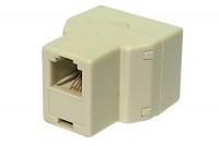 RJ45-ADAPTER 3x FEMALE