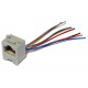 RJ45 (8P8C) SOCKET WITH WIRES