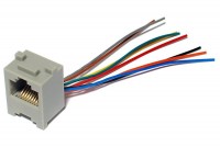 RJ45 (8P8C) SOCKET WITH WIRES