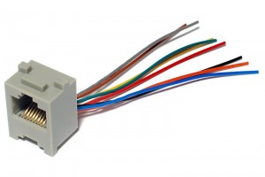 RJ45 (8P8C) SOCKET WITH WIRES