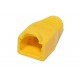 RJ45 (8P8C) CONNECTOR RUBBER BOOT YELLOW