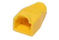 RJ45 (8P8C) CONNECTOR RUBBER BOOT YELLOW