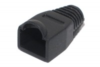 RJ45 (8P8C) CONNECTOR RUBBER BOOT BLACK