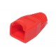 RJ45 (8P8C) CONNECTOR RUBBER BOOT RED