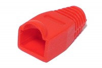 RJ45 (8P8C) CONNECTOR RUBBER BOOT RED