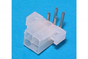 MOLEX-5569 VASTAKE PIIRILEVYLLE KULMA 4-PIN (ATX12V)