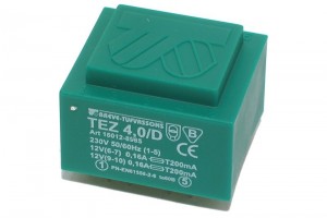 PCB TRANSFORMER 4,0VA 2x 12V