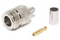 N CONNECTOR FEMALE CRIMP FOR HFX50 CABLE