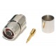 N CONNECTOR MALE CRIMP FOR LMR600 CABLE