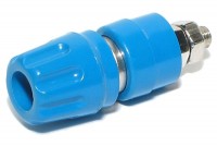 4mm CAPTIVE BINDING POST Hirschmann BLUE