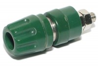 4mm CAPTIVE BINDING POST Hirschmann GREEN